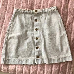 American Apparel Jean Mini Skirt Size M